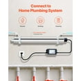 thumbnail image 4 of VEVOR 110V 25W UV Water Purifier 6GPM Ultraviolet Water Purifier Filter, 4 of 9