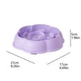 thumbnail image 2 of Slow Feed Dog Bowls Gulping Pet Food Dish Puzzle Feeder for Cats and Dogs Durable Mealtime Solution, 2 of 8