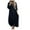 A-Black, variant on Jinhomg Women's Shirt Dresses Loose Fit Comfy Cotton Linen Maxi Dress 2025 Trendy Button Down High Low Hem Beach Dress Summer Vacation Outfits Black XXL