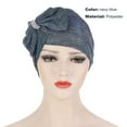 thumbnail image 7 of Visland 6 Colors Women Turban, Fashion Elastic Bow Headwrap Cap for Daily Wear 1Pc, 7 of 7