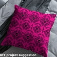 thumbnail image 2 of jejeloiu Victorian Flower Fabric by the Yard 1 Yard,Vintage Gothic Skeleton Home Decor Fabric by the Yard,Hotpink Black Sewing Fabric For Teens,Lightweight Room Decorative, 2 of 6