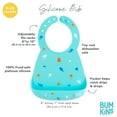 thumbnail image 6 of Bumkins Baby and Toddler Bibs, Silicone Bib, Baby & Toddler 6-24 Mos (Ocean Life), 6 of 6