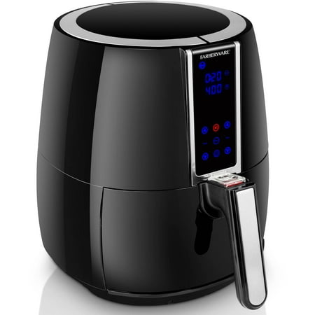 Farberware 3.2 Quart Digital Air Fryer, Oil-Less, Black