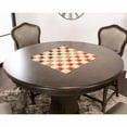 thumbnail image 2 of Sunset Trading Vegas 5-Piece 42.5" Wood Dining/Chess/Poker Table Set in Gray, 2 of 6