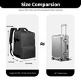 thumbnail image 4 of Travel Backpack for Women, 15.6 Inch Laptop Backpack with USB Charging Hole, College Bookbag, Large Capacity Black Computer Backpacks for Work, 4 of 8