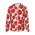 thumbnail image 2 of Lsque Hand Drawn Tomatoes UPF 50+ Lightweight Sun Protection Men's Women's Long Sleeve Shirt, Hoodie Performance -3X-Large, 2 of 9