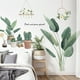 thumbnail image 5 of Cateissary Pegatinas de pared de plantas verdes, papel tapiz de PVC, calcomanías frescas, póster de arte, Mural, pegatina de fondo, adornos para el hogar Decoración del hogar Cateissary HA076907-00, 5 of 6