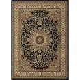 thumbnail image 5 of Luxe Weavers Oriental Floral Medallion Black 5x7 Area Rug, Indoor Carpet, 5 of 9
