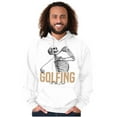thumbnail image 5 of Funny Skeleton Golfing Til The End Hoodie Hooded Sweatshirt Men Brisco Brands S, 5 of 6