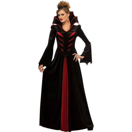 Queen of Vampiress Vampira Vampire Gothic Medieval Dress Adult Womens