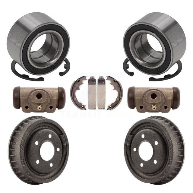 Transit Auto Kit de Cylindres de Roue Arrière et Roulement de Tambour et Chaussures pour Voiture 2001-2002 Ford Ranger EV avec Diamètre de 9 Pouces K7D-101393