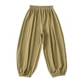 thumbnail image 4 of LYHaoo Relaxed Fit Boys Pants For Kids Tee Lasting Everyday Trousers For Boys And Girls Long Pants for Boys(Green), 4 of 7