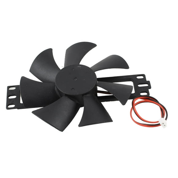 Induction Cooker Spare Part Plastic Brushless Cooling Fan Black
