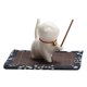 thumbnail image 5 of Lindos adornos de cerámica para fusor de incienso con forma de gatito, lindo bolígrafo para té con forma de gato, inserto de incienso creativo para interiores y hogares, 5 of 6