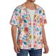 thumbnail image 2 of Fotbe Floral Ditsy Camisa Estampada de Manga Corta para Hombre, Casual de Verano, Estilo Playero, Sin Arrugas-4X-Large, 2 of 5