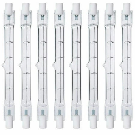 

8 X Halogen Light Bulb 120V 500W 500 Watt J Type T3 R7S 118mm Double Ended 4.75 .