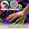 thumbnail image 6 of ODIKA 8'x10' Washable Area Rug Vivid: Eclectic Horror Gothic Imagery with Skulls, Specters, for Dining Room, Large Office, Lounge, Non-Slip Chair-Friendly Mat, 6 of 7