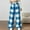 Blue, variant on Zedker Fuzzy Pajama Pants Women Plush Elastic Waist Wide Leg Leopard Pants Pj Bottoms Lounge Fluffy Pants