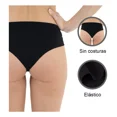 thumbnail image 4 of Pack 6 panties calzón corte bikini sin costura para dama d’Ssentials Negro Chico, 4 of 4