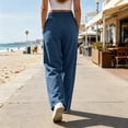 thumbnail image 5 of Hilenly Hiking Pants Women Lightweight Cargo Pants Golf Travel Work Camping Pants with Pockets, 5 of 10
