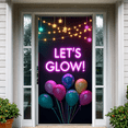 thumbnail image 3 of LUUFILx LED Neon Glow Party Backdrop Banner with Balloons and Lights Perfect for Birthday Celebration Photography Decor Event Background Party Supplies, 3 of 8