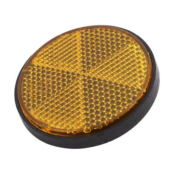 2 x 2inch Round Orange Reflectors Universal For Motorcycles ATV Bikes Dirt Bikes