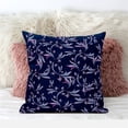 thumbnail image 5 of Amrita Sen Designs  20 x 20 in. Leaf Art Broadcloth Indoor & Outdoor Blown & Closed Pillow - Indigo, Grey & Purple, 5 of 5