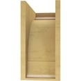 thumbnail image 4 of 8"W x 16"D x 16"H Classic Olympic Rough Cedar Woodgrain TimberThane Corbel, Primed Tan, 4 of 6