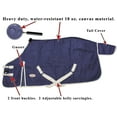 thumbnail image 3 of Horse Stable Sheet Canvas Cotton with Front Gusset by Derby Originals, 3 of 4