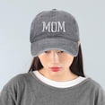thumbnail image 3 of Gorra de béisbol bordada para mamá: un regalo especial para el Día de la Madre. Gris, 3 of 8