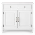 thumbnail image 4 of WyndenHall  Hampshire 40" Wide Solid Wood Traditional Entryway Storage Cabinet - 40"w x 15"d x 36" h 3 and 4 Legs White Painted,Lacquer, 4 of 5