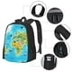 thumbnail image 2 of Disketp World Map With Animals Landmarks Mochila Minimalista de Gran Capacidad, Mochila de Viaje para Escuela, Trabajo o Uso Diario, 2 of 6