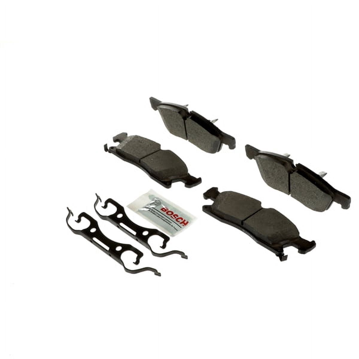 Bosch BE1904H Bosch Blue Brake Pads w/ Hardware Fits select: 2017-2018 JEEP GRAND CHEROKEE LIMITED, 2017-2018 DODGE DURANGO