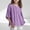 Purple, variant on MAIHAN Girl Shirts Solid T-Shirt Undershirts Short Sleeve Clothes Girls Summer Clothes Casual Tee Tops