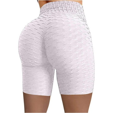 Leggings, Women Butt Lifting Yoga Pants High Waist Tummy Control Bubble ...