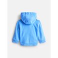 thumbnail image 2 of Wonder Nation Baby & Toddler Boy Fleece Zip Up Hoodie, Sizes 0-6T, 2 of 3