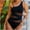 Black02#17, variant on Red Women's Ones Piece Swimsuit Tummys Control Bathing Suit Ruched Asymmetric Neck One Shoulder Strap Mesh