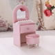 thumbnail image 3 of Dresser Jewelry Organizer Box Para Mujeres Niñas, Caja De Almacenamiento De Exhibición De Joyería De Perla De Faux, Titular De Encaje Decorativo Para, 3 of 8