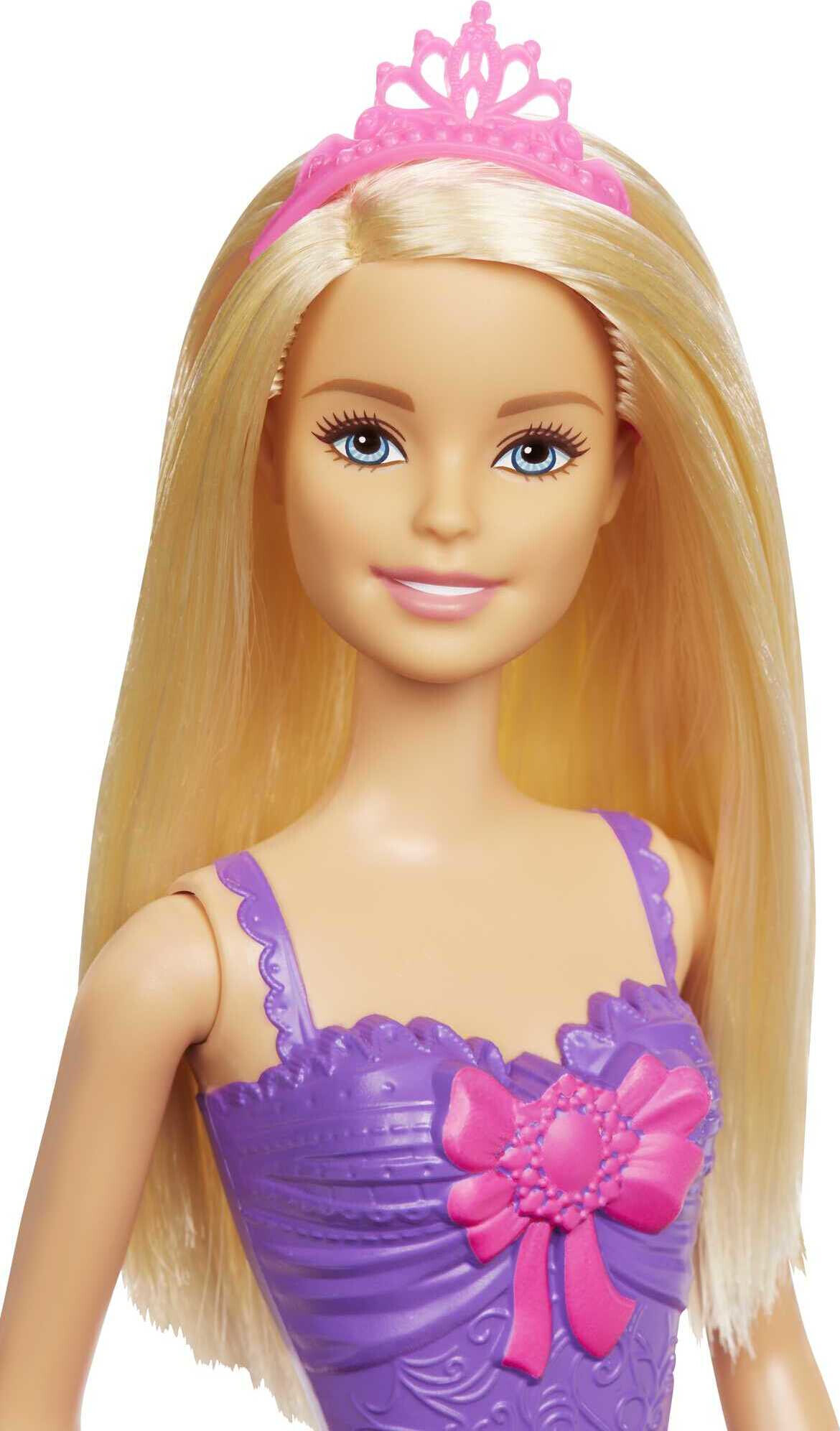 Barbie Dreamtopia Royal Doll with Blonde Hair, Shimmery Pink Skirt & Headband Accessory - image 2 of 4