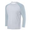 thumbnail image 3 of ZUBKTE Men's Lightweight Mesh Long Sleeve Crew Neck Solid Simple Casual Athletic Tee Daily Workout Top S-3XL, 3 of 4