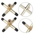 thumbnail image 1 of TABLZONE 4Pcs Portable Golden Pool Cue Bridge Head for Accurate Positioning and Comfortable Grip, 1 of 8