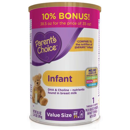 Parent's Choice Premium Powder Infant Formula, 35 oz - Walmart.com