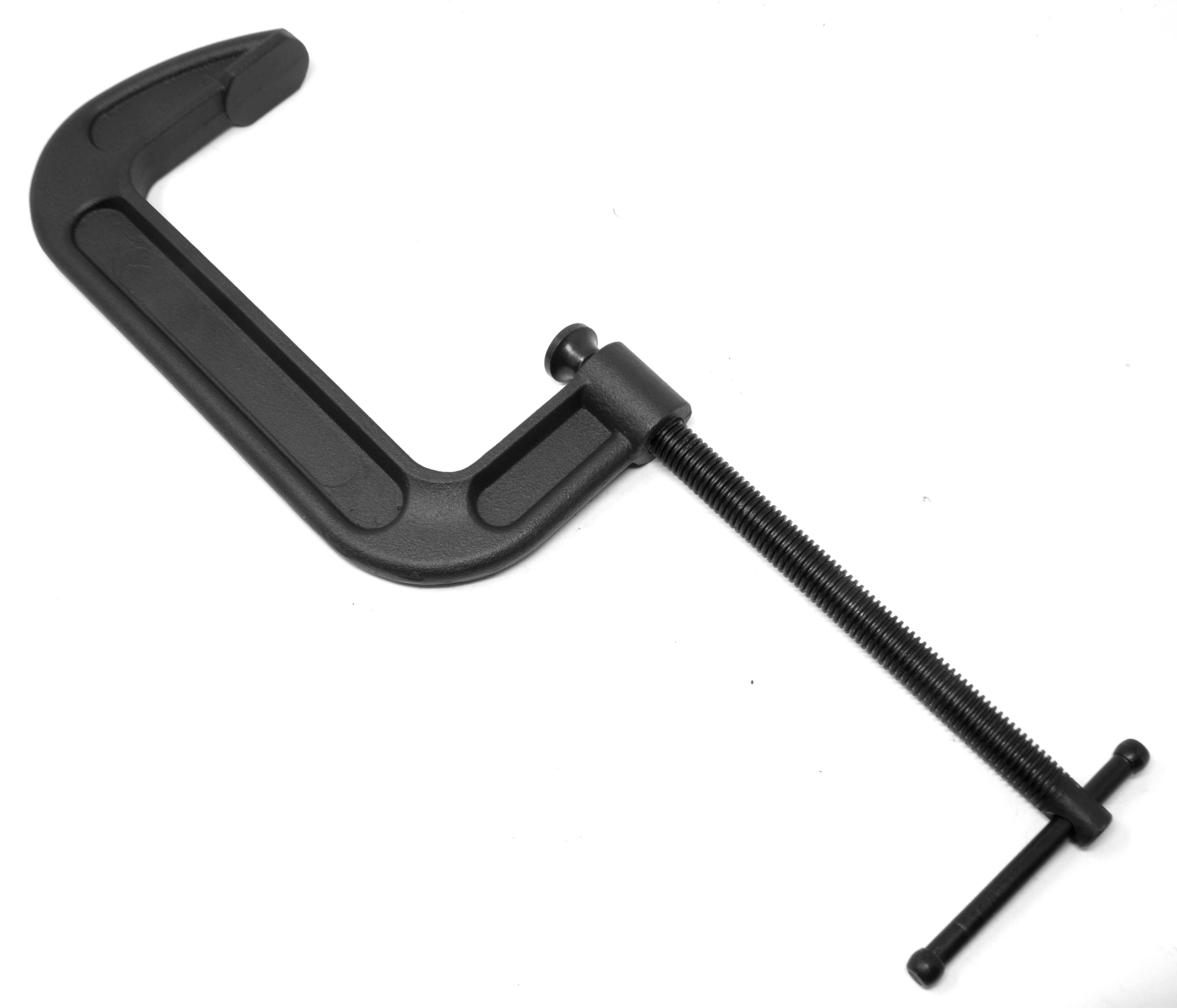 WEN Heavy-Duty Cast Iron C-Clamps with 6-Inch Jaw Opening and 2.75-Inch Throat, 2 Pack