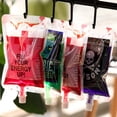 thumbnail image 3 of Bolsa de bebidas creativa para Halloween, embalaje de jugo de bebidas, 25ml, accesorios de decoración de bar y vacaciones, juguete de broma, 1 unidad, 3 of 4
