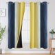 thumbnail image 1 of Cortinas Estelar Textiler Ombre azul amarillo 107x183 cm, 1 of 9