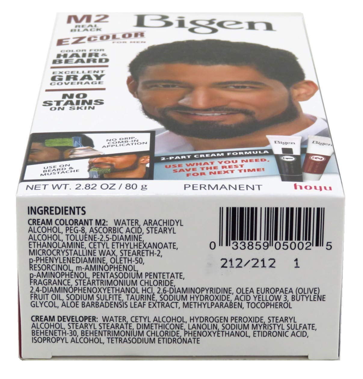 Bigen Ez Color For Men M2 Real Black Kit (3 Pack)