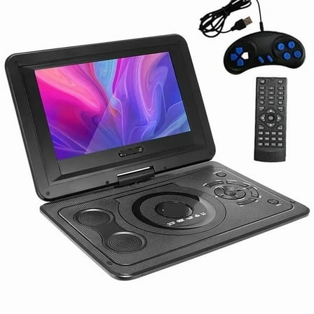 13.9 Inch Portable Mobile DVD Player 12V Rechargeable Super Seismic HD EVD VCD Players ,Latest USB 3.0 Tech