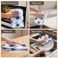 thumbnail image 5 of 4 Pcs Pioneer Flower Floral Print Pattern Kitchen Towels, Funny Microfiber Dish Towel Set, 18" X 26" Tea Towels, 5 of 6