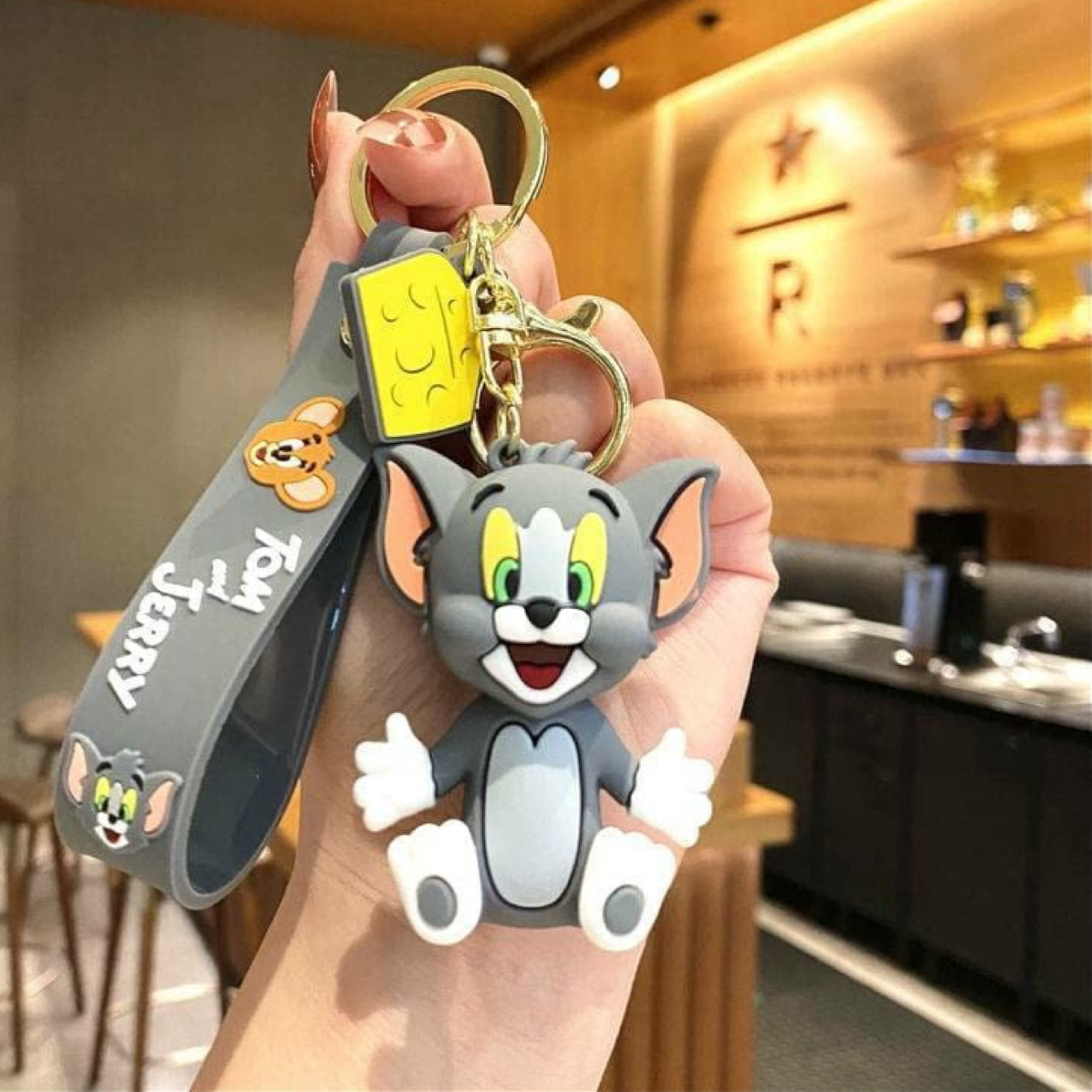 Tom and Jerry Cute Keychain | Collectible Cartoon Toy Doll