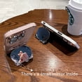 thumbnail image 2 of Fundas de teléfono con espejo interior para iphone, carcasa bonita de Hello Cat para iphone 11, 13, 12, 14 Pro Max, XR, XS, 7, 8 P, SE2020, soporte suave, 2023 Fivean LED, 2 of 2